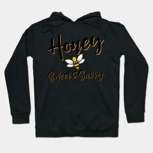 Honey Bee Sweet & Sassy cute graphic novelty t-shirt Hoodie